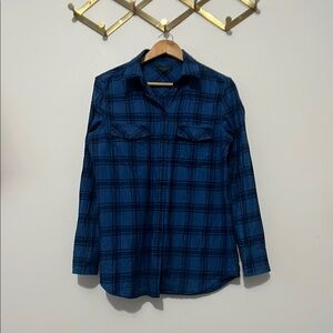 Rag & Bone Flannel Snap Button Down Shirt
